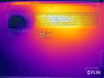 Temperatury powierzchniowe na dnie (test warunków skrajnych)