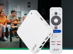Acer poprawił specyfikację Google TV Box 4K UHD. Na zdjęciu: zdjęcie promocyjne urządzenia. (Źródło zdjęcia: Acer)
