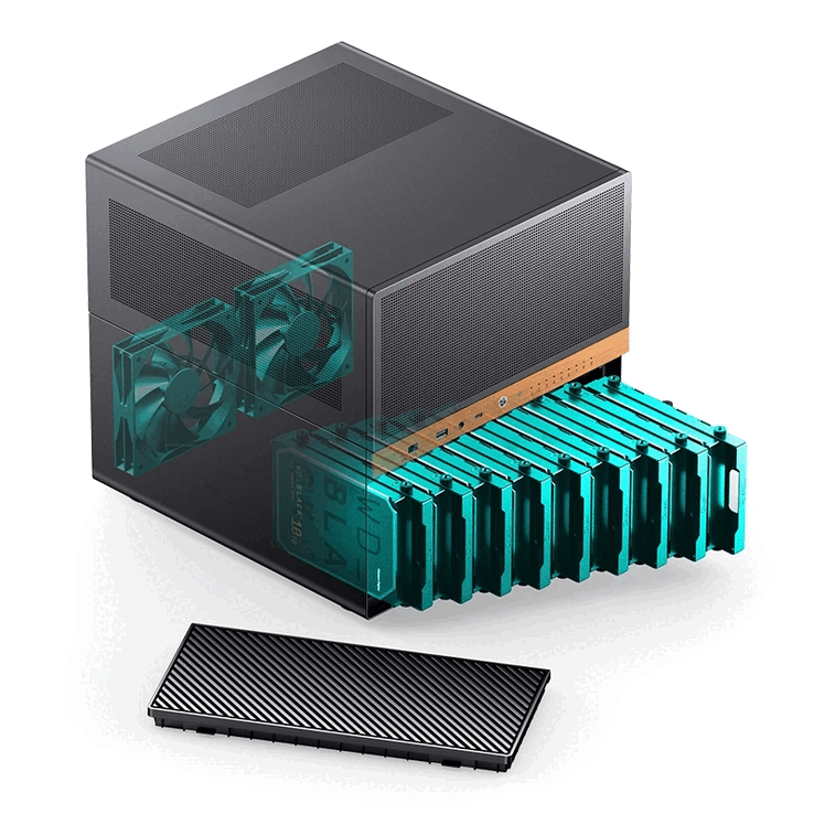 Obudowa NAS Jonsbo N6 (Źródło obrazu: IT Homes)