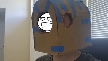 Wstępne pomiary wykonane przy użyciu kartonu