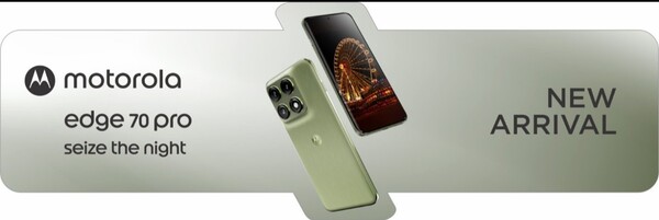 Motorola Edge 70 Pro ma zakrzywiony wyświetlacz.