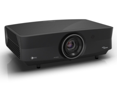 Dwulaserowy projektor Optoma HCPro-4400 4K (na zdjęciu) jest wyposażony w złącza HDMI 2.1, HDMI 2.0, porty USB-A i port RJ45 LAN. (Źródło obrazu: Optoma)
