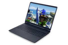 Ghosting spowodowany wolniejszym czasem reakcji czerni i bieli jest bardziej zauważalny na tańszej 16 Aurora (źródło obrazu: Alienware)