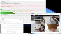 Maksymalne opóźnienie podczas otwierania wielu kart przeglądarki i odtwarzania materiałów wideo 4K