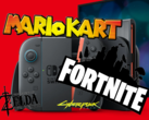 Nintendo Switch 2 będzie miało kilka tytułów premierowych, w większości zewnętrznych. (Źródło obrazu: Nintendo, CD Projekt Red, Epic Games w edycji)