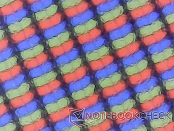 Matowa matryca subpikseli z odrobiną ziarnistości