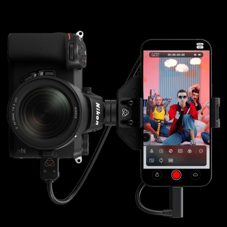 Oprogramowanie Atomos Ninja Phone wykrywa orientację telefonu i odpowiednio formatuje wyświetlany obraz. (Źródło: Atomos)