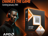 Plakat promocyjny AMD Ryzen 7 9850X3D (źródło obrazu: AMD)