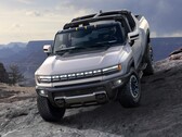 Zdolny do jazdy w terenie elektryczny pickup Hummer EV ma zaskakująco przyzwoity zasięg na autostradzie przy prędkości 70 mph (Image: GMC)