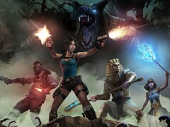 Główna grafika promocyjna gry „Lara Croft and the Temple of Osiris”.