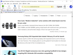 SeaMonkey 2.53.22 wyświetlający stronę główną Notebookcheck (Źródło obrazu: Zrzut ekranu - Notebookcheck)