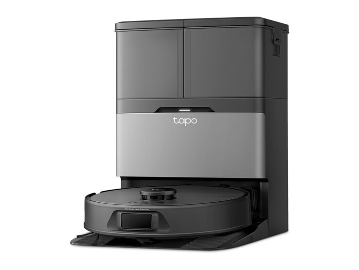 Robot odkurzający i mop TP-Link Tapo RV50 Pro Omni w stacji dokującej. (Źródło zdjęcia: TP-Link)