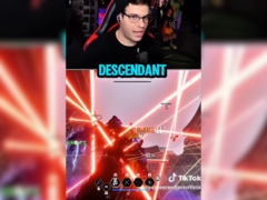 Screengraby rzekomych reklam TikTok generowanych przez sztuczną inteligencję The First Descendant (źródło obrazu: TheFirstDescendant Reddit)