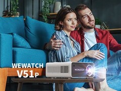 Projektor WEWATCH V51P posiada funkcję białego szumu. (Źródło obrazu: WEWATCH)