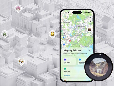 Wyświetlacz e-ink na tym inteligentnym tagu może wyświetlać spersonalizowane obrazy (źródło obrazu: Pitag)