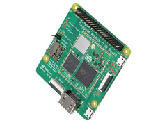 Moduł obliczeniowy Raspberry Pi 0 podłączony do oficjalnej płytki IO. (Źródło obrazu: via ITHome &amp;amp; OpenEmbed)