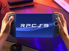 RPCS3 może uruchomić więcej gier PS3 niż kiedykolwiek. Na zdjęciu: Legion Go 2 z logo RPCS3 na górze.