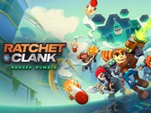 Oficjalna grafika promocyjna do gry „Ratchet &amp; Clank: Ranger Rumble”.