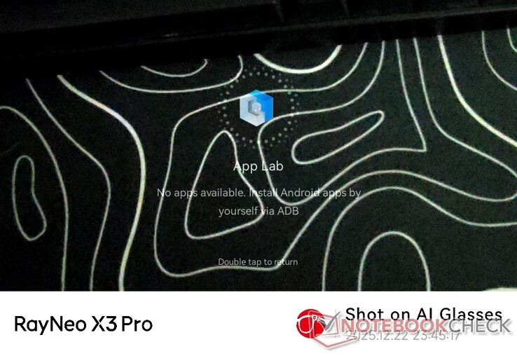 Miejsce na aplikacje innych firm na okularach