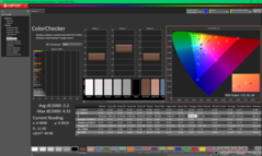 ColorChecker przed kalibracją
