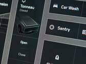 Elementy sterujące trybem wysokości zawieszenia Cybertruck (zdjęcie: YYDS/X)
