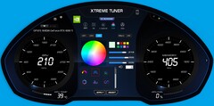 Xtreme Tuner Plus - menu RGB