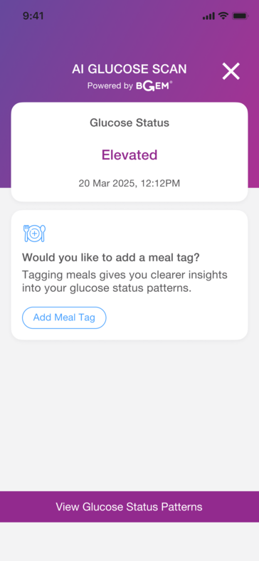 Nie jest wyświetlana dokładna wartość stężenia glukozy we krwi