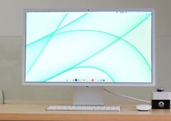 24-calowy iMac wygląda bardziej nowocześnie bez swojego sporego podbródka (Źródło obrazu: Bilibili)