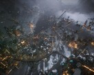 Zdjęcie przedstawiające miasto w grze Frostpunk 2, obecnie dostępnej na platformie Steam z 50% zniżką.
