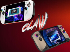 MSI Claw A8 z procesorem Ryzen Z2 Extreme nie jest jeszcze dostępny poza Chinami. Na zdjęciu: dwa gamingowe handheldy. (Źródło zdjęcia: MSI - edytowane)