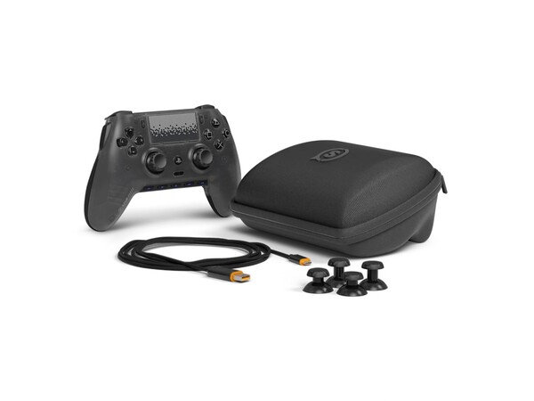 Scuf Omega jest dostarczany z dodatkowymi akcesoriami, w tym etui.