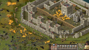 Na zdjęciu: Zrzut ekranu z gry Stronghold: Definitive Edition.
