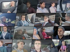 Pasażerowie aplikacji Rideshare Stimulator (zrzut ekranu).