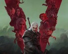 Artystyczny wizerunek Geralta z gry The Witcher 3 i postaci drugoplanowych. (Źródło obrazu: CD Projekt Red)