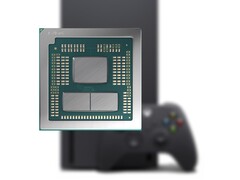Xbox Series X jest wyposażony w APU AMD z 8-rdzeniowym procesorem Zen 2 i iGPU RDNA 2 z 52 jednostkami CU (APU AMD Dragon Range na zdjęciu). (Źródło zdjęcia: AMD, Xbox, edytowane)