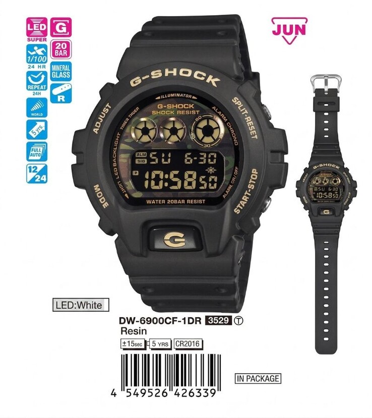 Zegarek Casio G-Shock DW-6900CF-1