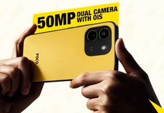 Model Poco X8 Power posiada baterię o pojemności 10 000 mAh umieszczoną w przyciągającej wzrok żółtej obudowie.