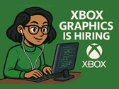 Grafika reklamowa Xbox Graphics LinkedIn z odwróconym ekranem monitora (źródło obrazu: konto Mike Matsel LinkedIn)