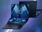 Zephyrus Duo 16 posiada drugi ekran dotykowy o rozdzielczości 4K. (Źródło obrazu: Asus)
