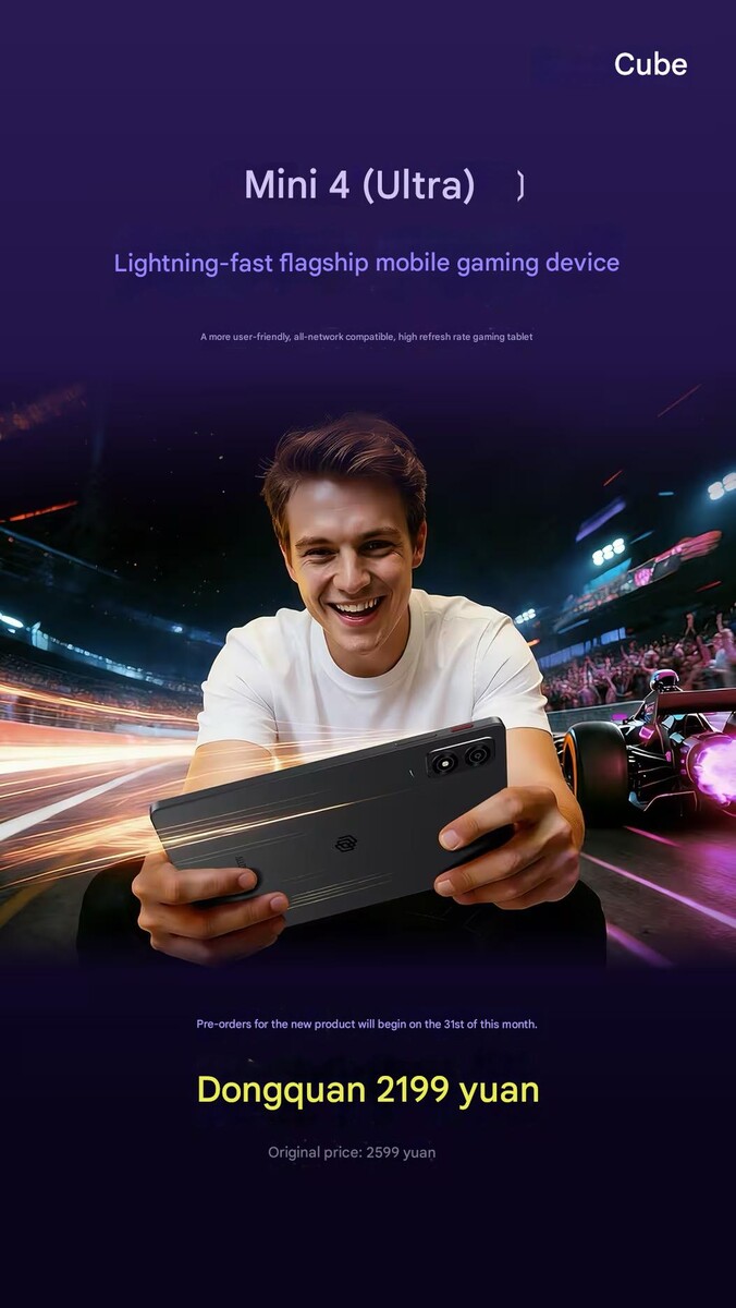 Kompaktowy tablet do gier Dimensity 8300 jest wyposażony w wyświetlacz 144 Hz.