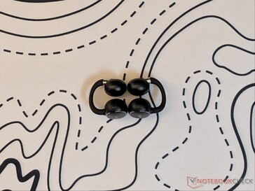 Widok słuchawek Clip 2 z góry.