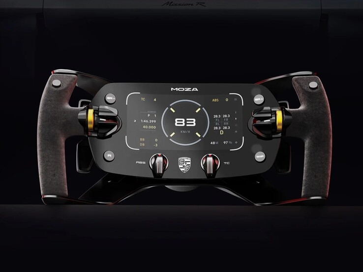 Replika kierownicy Porsche Mission R. (Źródło zdjęcia: Moza)