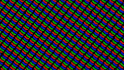 Reprezentacja tablicy subpikseli (matryca RGB)