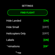 Funkcja wyszukiwania lotów w aplikacji Flight Scanner