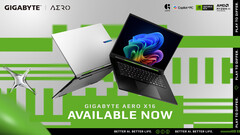 Gigabyte Aero X16 oferuje do 14 godzin pracy na baterii
