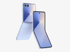 Nieoficjalny render nadchodzącego Galaxy Z Flip 7. (Źródło obrazu: Android Headlines & OnLeaks)