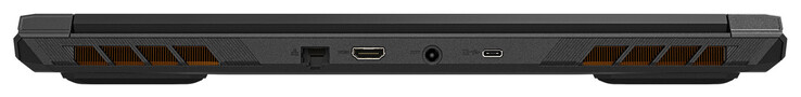 Tył: Gigabit Ethernet, HDMI 2.1, wejście DC, USB 3.2 Gen 2 Type-C z wyjściem DisplayPort-out