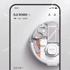 Niedawno do sieci wyciekł również obraz rzekomo przedstawiający aplikację DJI Romo. (Źródło obrazu: via u/HoweTheBolt)