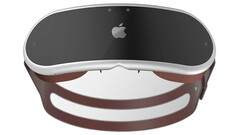 Render &quot;Apple headset&quot;. (Źródło: Antonio de Rossa)