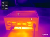 Minisforum Venus Series NAB9 podczas testu obciążeniowego (tył)